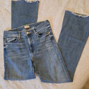 MOTHER Light Blue Straight Leg Jeans